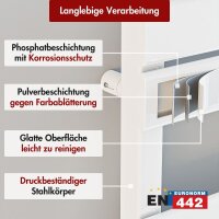 Handtuchheizkörper elektrisch PANDEMA Weiß inkl. Heizstab