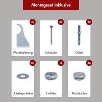 Design Flachheizkörper Paneelheizkörper RILA Vertikal Doppellagig Weiß