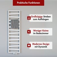 Badheizkörper Mittelanschluss ZEBRA Weiß