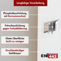 Handtuchheizkörper SOLARA Weiß inkl. 2 Handtuchhalter
